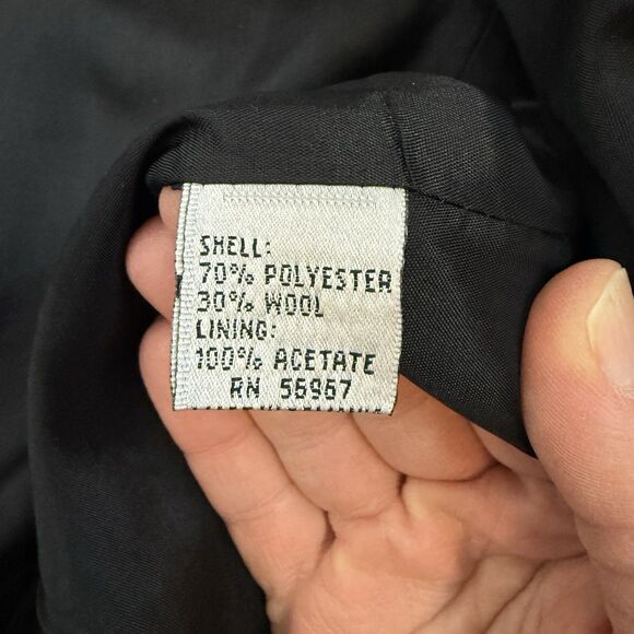 John Meyer Of Norwich Wool Blend Plaid Button Down Blazer Women’s Size 18W - Picture 11 of 13